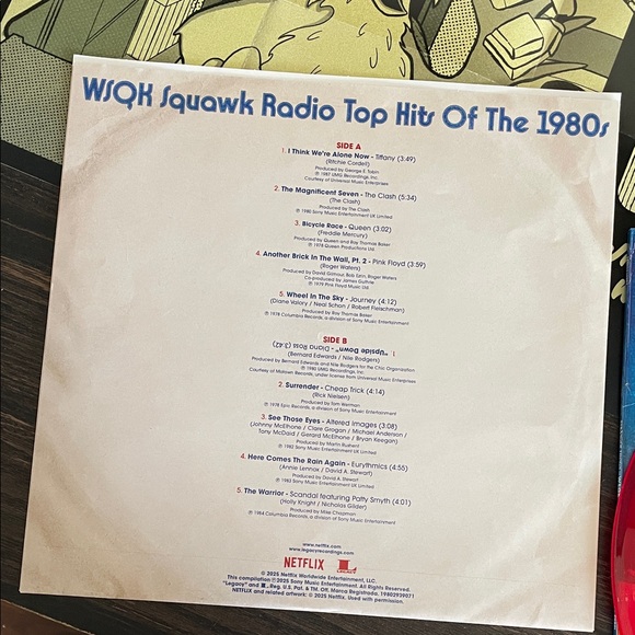 Stranger Things Vinyl Record WSQK Collection - Picture 5 of 7